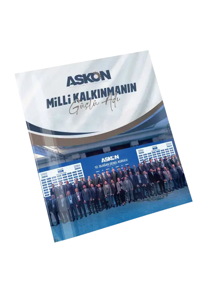 ASKON kurumsal tanıtım kitapçığı kapağı